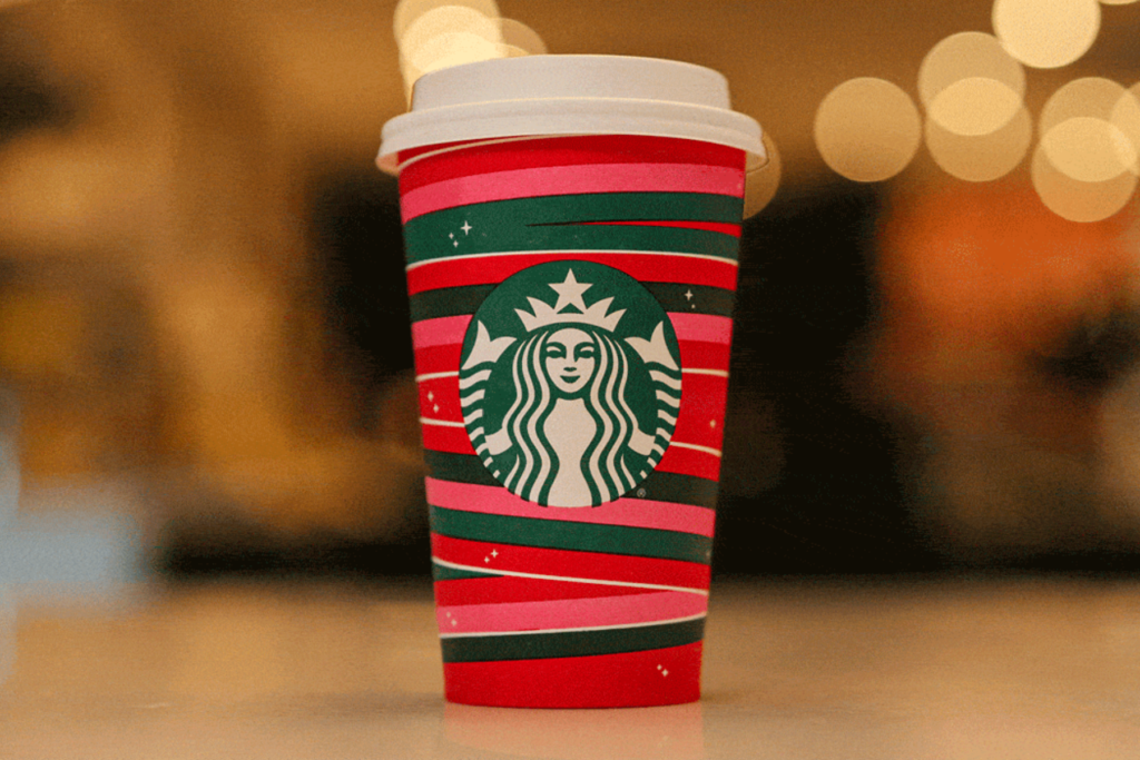 Holiday digital marketing campaign example - Starbucks
